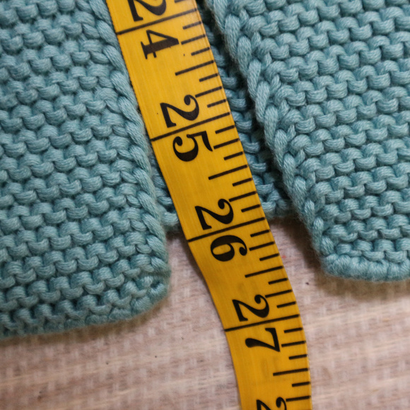 Vtg CHICOS Toggle Button Knit Hooded Sweater - Picture 7 of 8